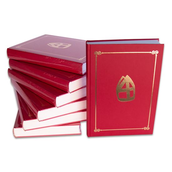 verkoop - attributen - Sinterklaas & Piet - Sinterklaasboek met gouden mijter